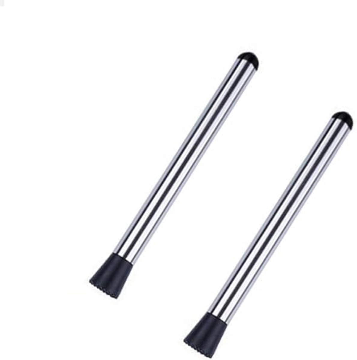 Rvs Cocktail Muddler en Roerder Set 2 Stuks 8 Inch voor Mojito's en Dranken