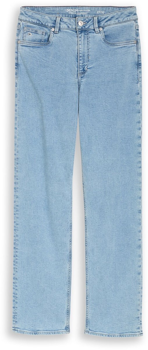 Tom Tailor Denim - TTELLA STRAIGHT jeans - Maat 29/32 - Light Stone Blue Denim