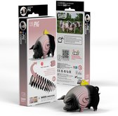 EUGY 3D Puzzel - Varken - Boerderijdieren - Duurzaam - Verzamel Ze Allemaal - 6 Jaar