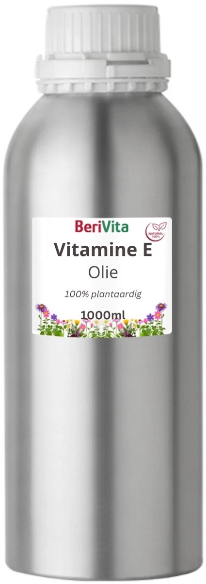 Vitamine E Olie Liter - Voor Huid en Haar Producten - 100% Natuurlijke Tocoferol - 1000ml
