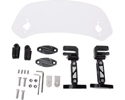 Voorruit verlenging motorfiets, spoiler winddeflector, verstelbare transparante wind lucht vervanging - Z750 Z800 Er6f 1000 Gen 1 KLR VStrom XT (S) 650.