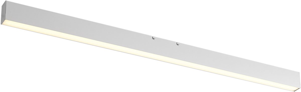 QAZQA Professional keane - Moderne Dimbare LED Plafondlamp met Dimmer - 1 lichts - L 121 cm - Wit - Woonkamer