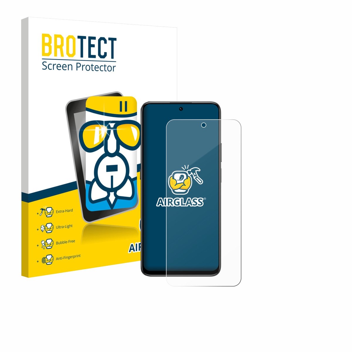 Screenprotector voor Honor 400 Smart 4G Beschermglas transparant