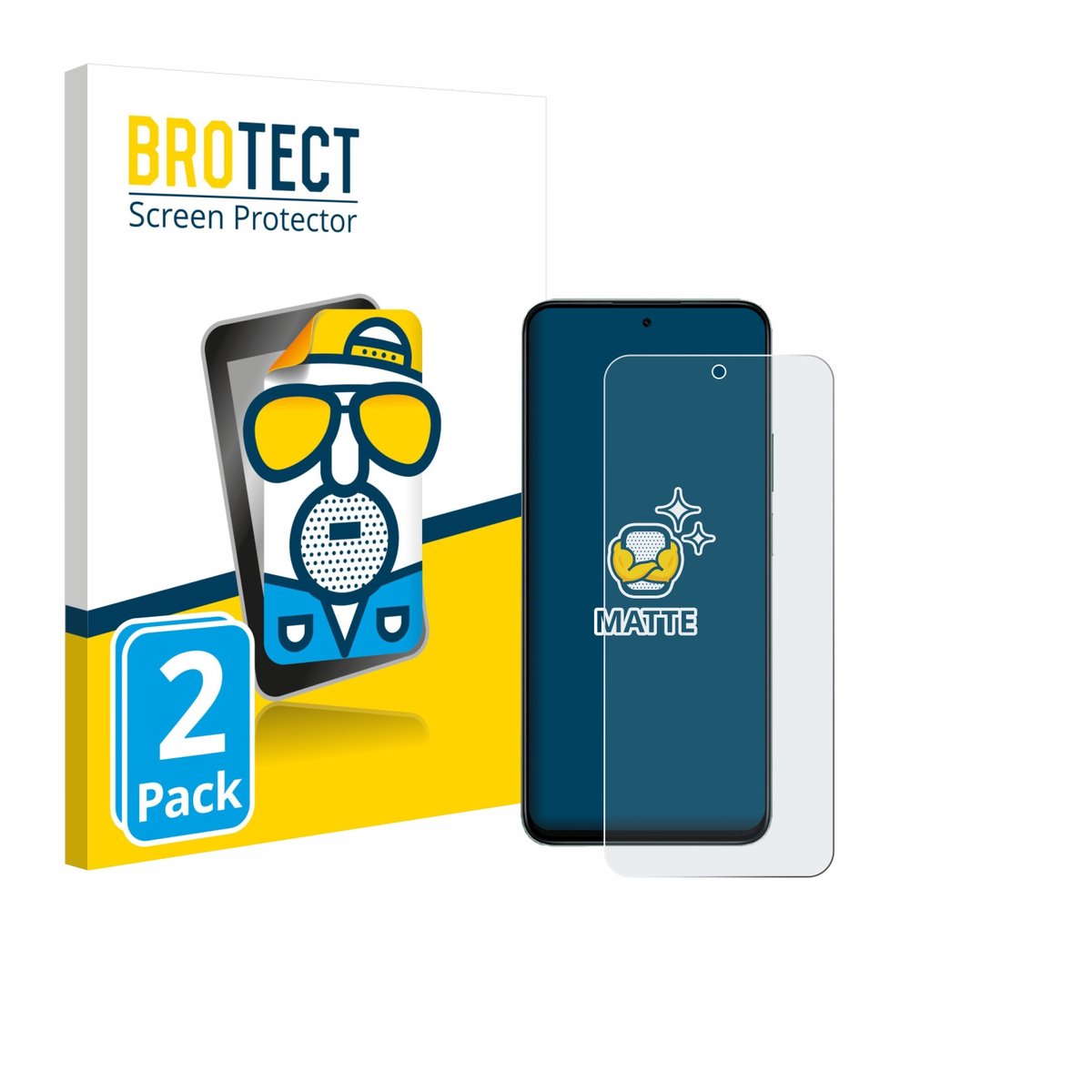 BROTECT - Screenprotector voor Honor 400 Smart - Folie Beschermfolie matte 2 Stuks