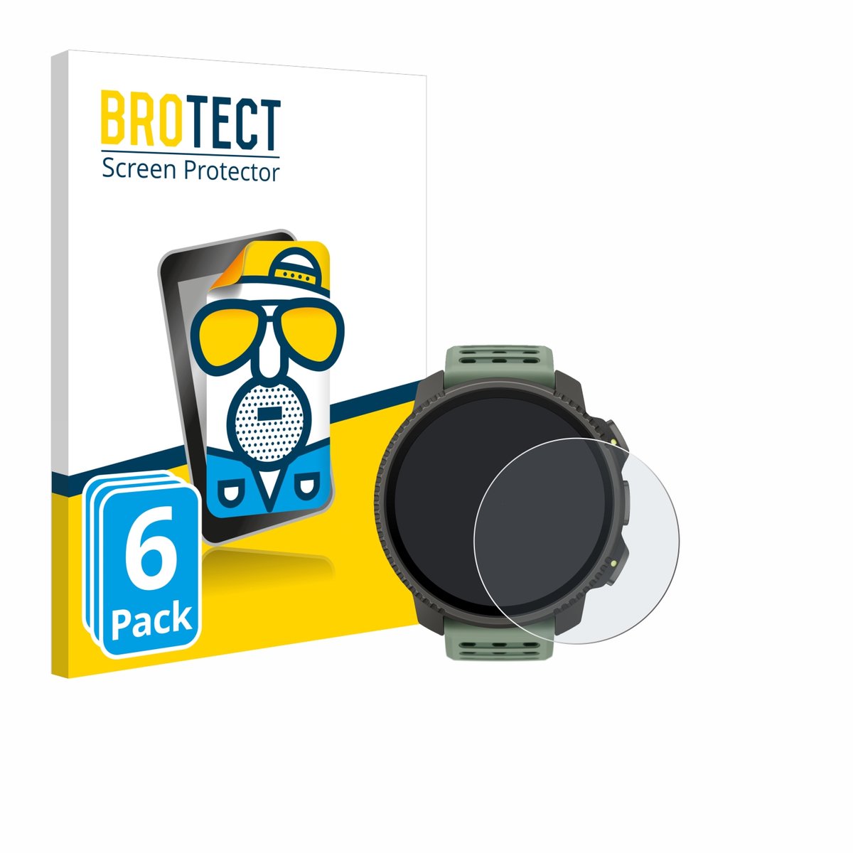 BROTECT - Screenprotector voor Suunto Vertical 2 - Folie Beschermfolie matte 6 Stuks