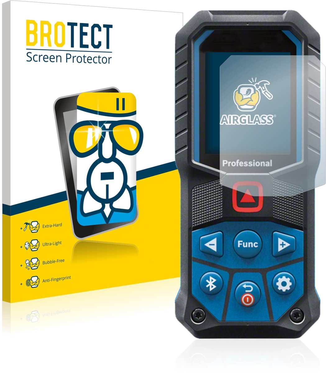 Screenprotector voor Bosch GLM 50-27 C/ 50-25 G Beschermglas transparant