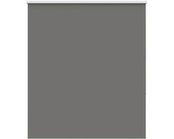 vidaXL - Rolgordijn - verduisterend - 135x130 - cm - stofbreedte - 131,6 - cm - grijs