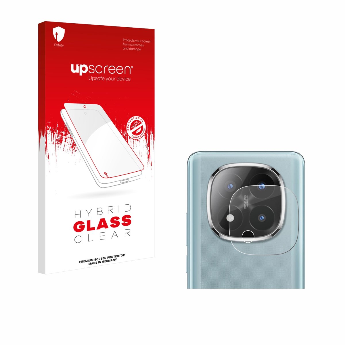 upscreen - Screenprotector voor Xiaomi Redmi Note 14 Pro Plus (ALLEEN Camera Lens) - Folie Beschermfolie Beschermglas transparant