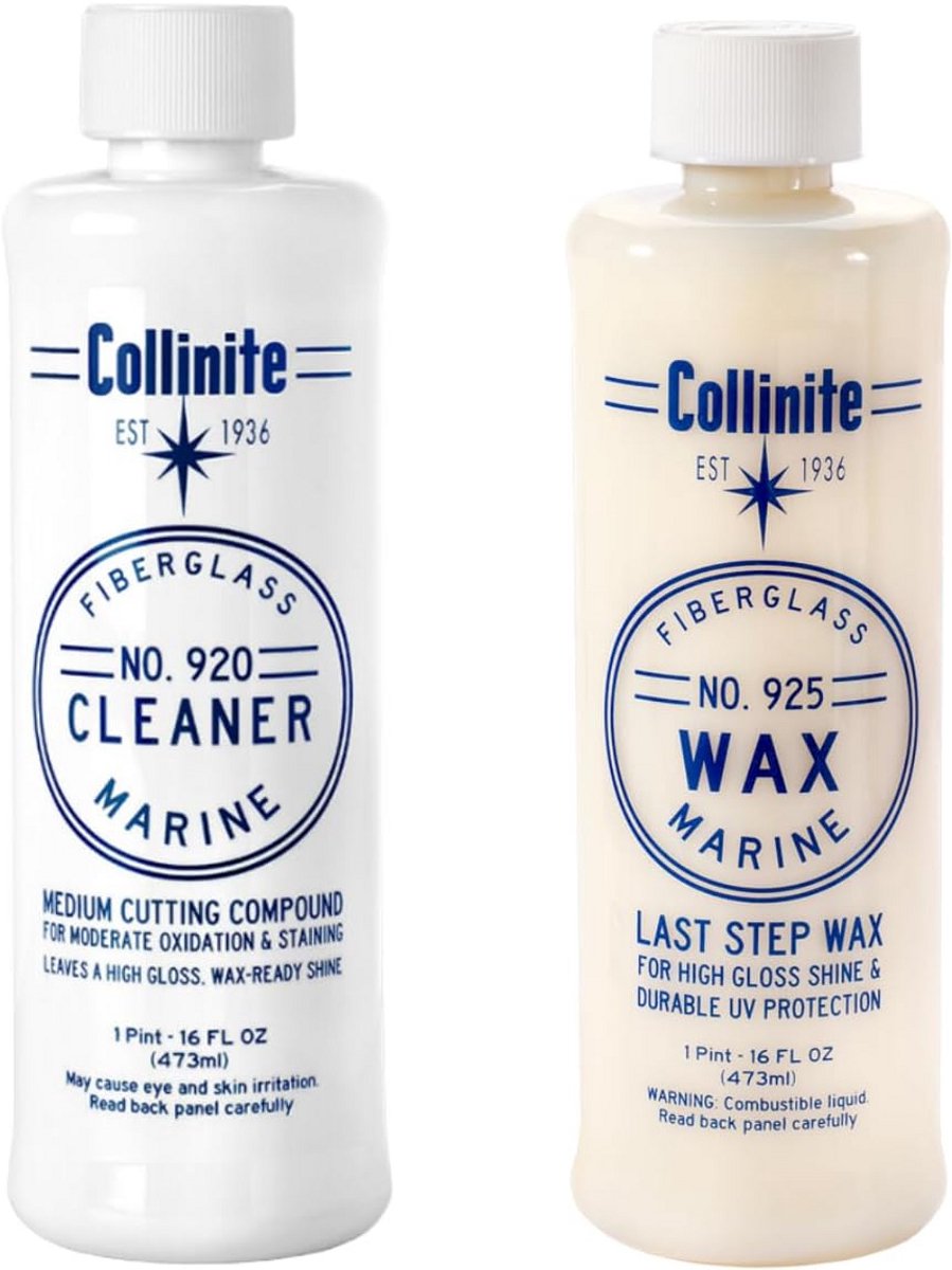 Boot Glasvezel Reiniger en Wax Set voor Gelcoat Bescherming