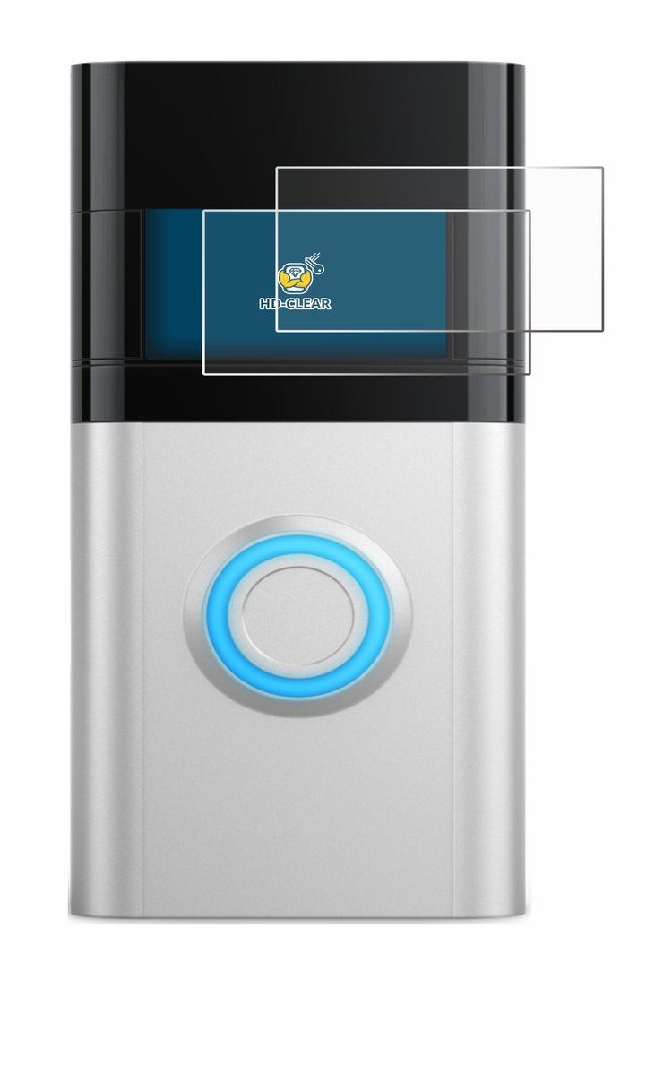 BROTECT - Screenprotector voor Ring Video Doorbell 3 Plus - Folie Beschermfolie transparant 2 Stuks – foto 5