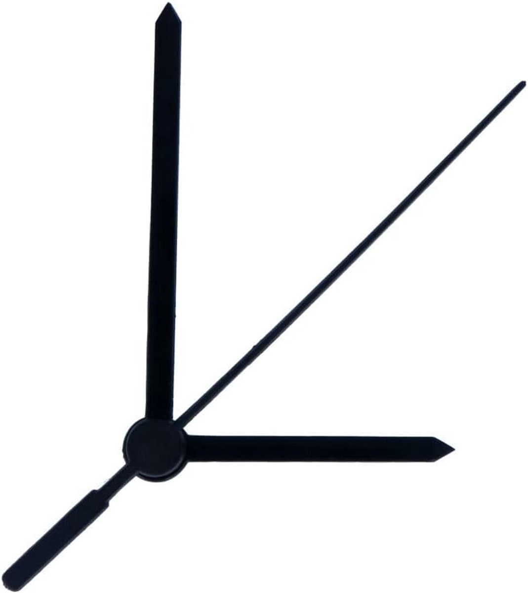 Zwarte Kunststof Wijzerset voor Horloge Reparatie en Maken