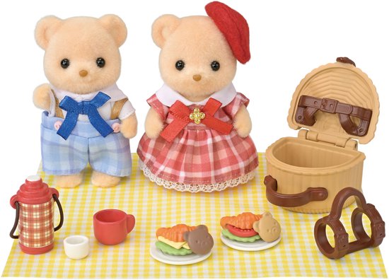 Biscuit beer zus en broer picknickset 5852
