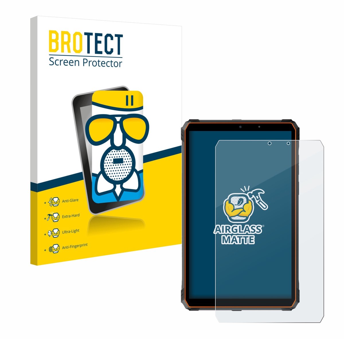 BROTECT - Screenprotector voor Blackview Active 5 - Folie Beschermfolie Beschermglas matte