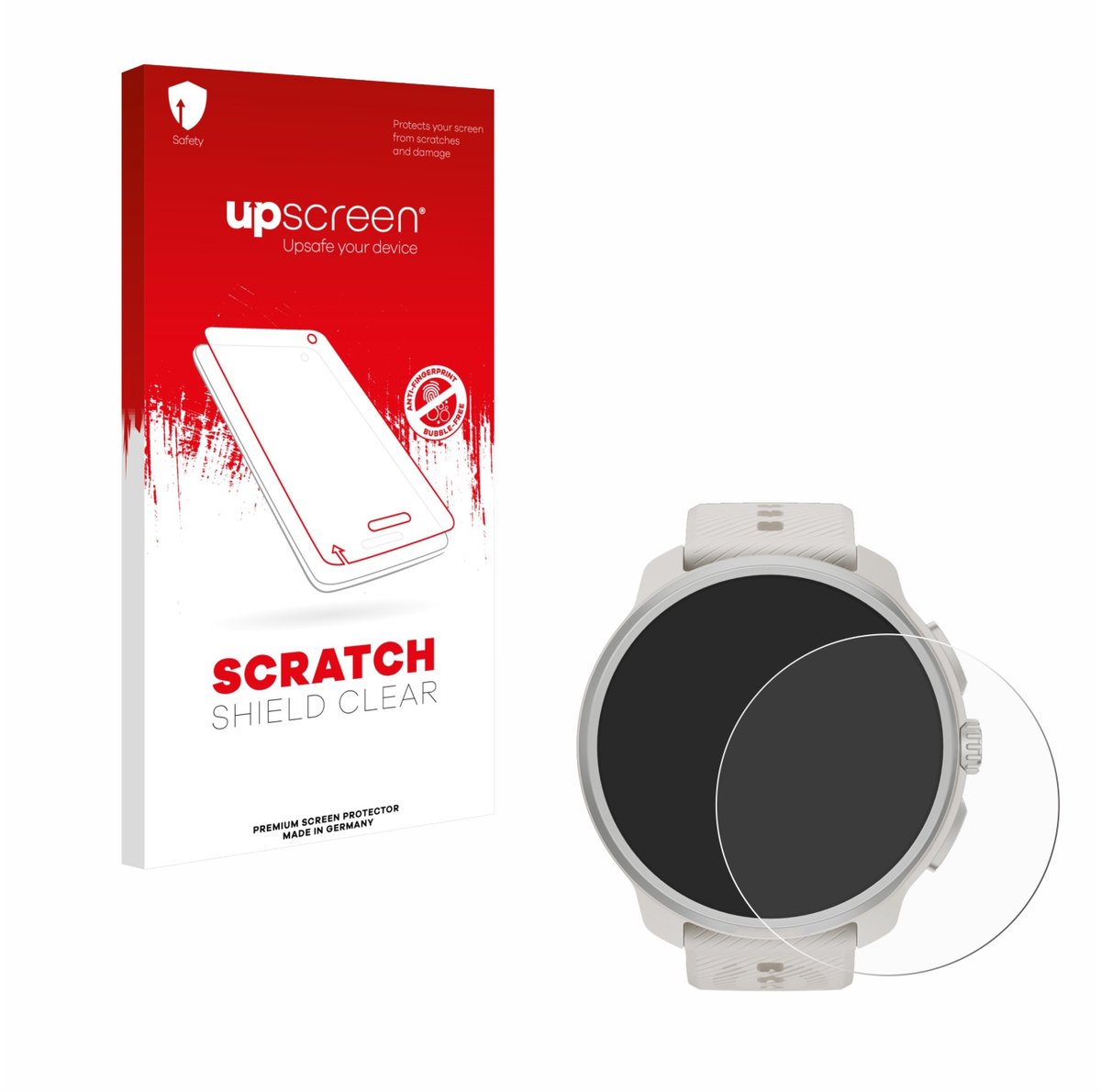 upscreen - Screenprotector voor Suunto Race 2 - Folie Beschermfolie transparant