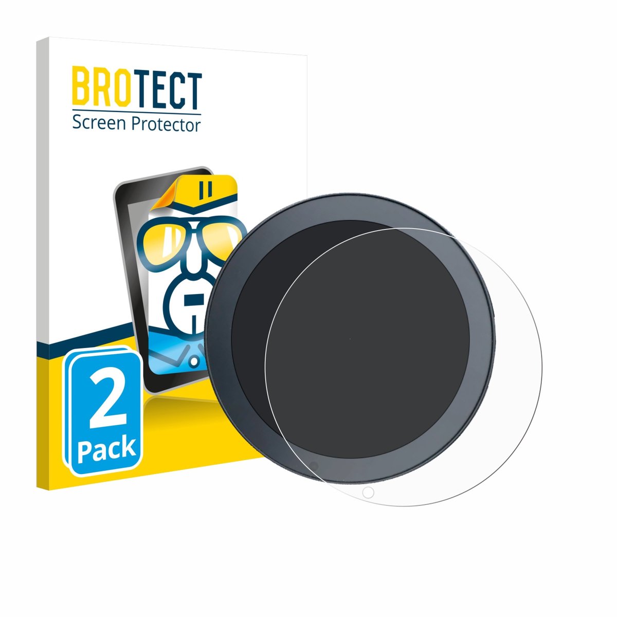 BROTECT - Screenprotector voor QJ Motor SRV 600 - Folie Beschermfolie transparant 2 Stuks