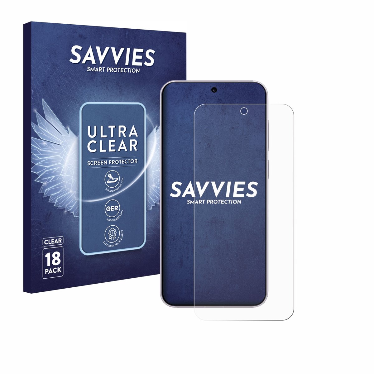Savvies - Screenprotector voor Vivo X300 - Folie Beschermfolie transparant 18 Stuks