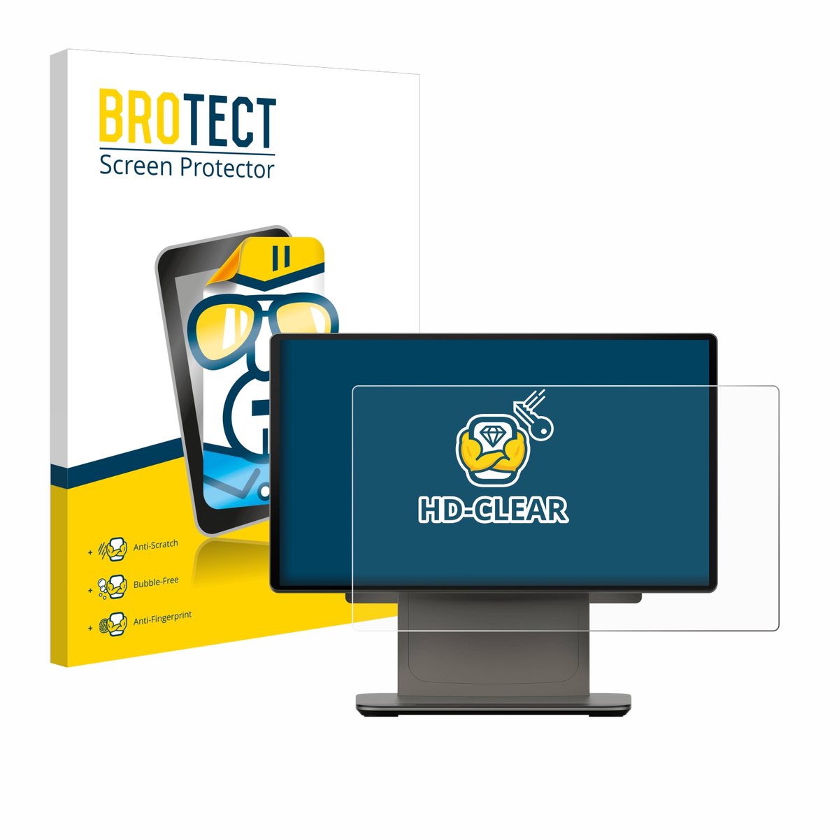 BROTECT - Screenprotector voor Sunmi D3 PRO - Folie Beschermfolie transparant