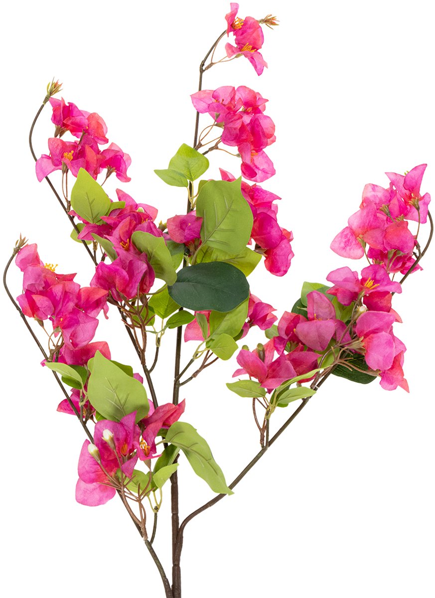 Viana Kunstmatige bougainvillea-bloemtak voor lentedecoratie, 100 cm roze