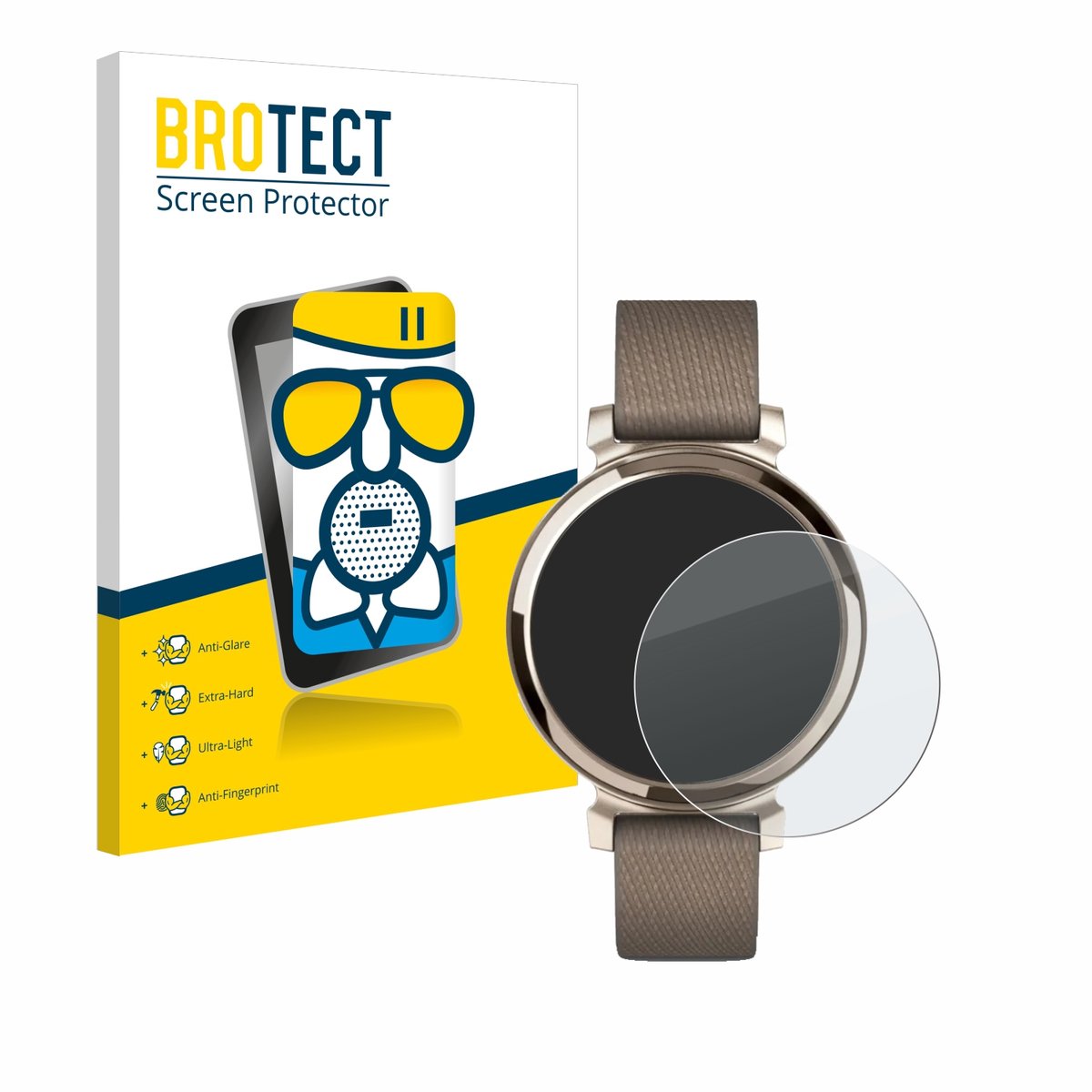 BROTECT - Screenprotector voor Garmin Lily 2 - Folie Beschermfolie Beschermglas matte