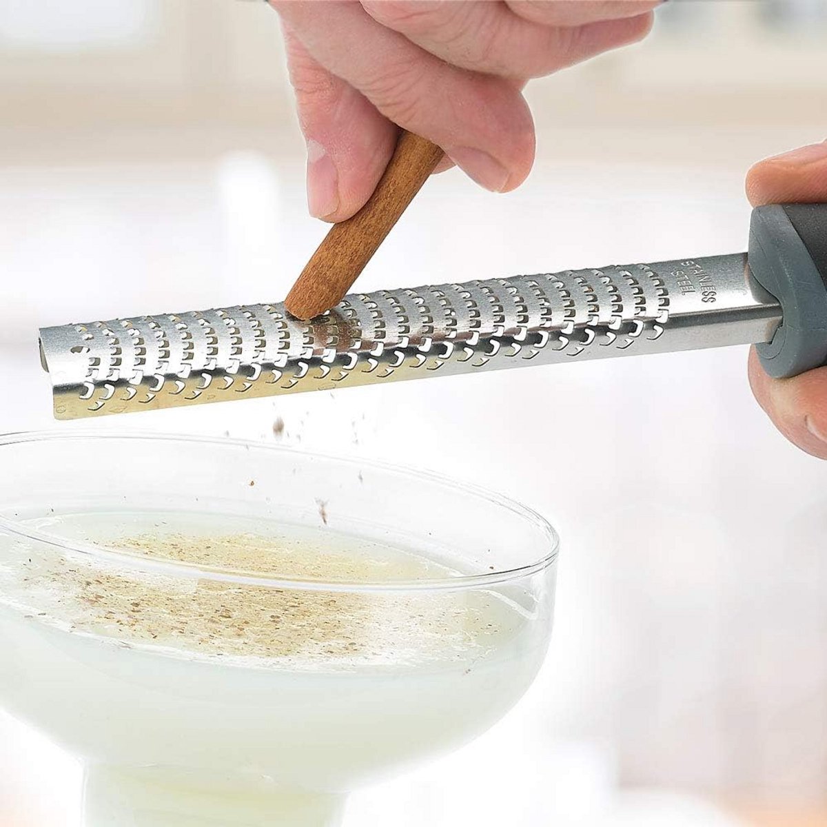 Roestvrijstalen Zester voor Citrusvruchten - Smalle Rasp voor Cocktails en Keuken