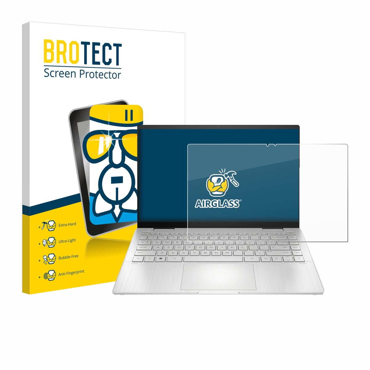 Screenprotector voor HP Pavilion x360 2-in-1 (14-ekX) Beschermglas transparant