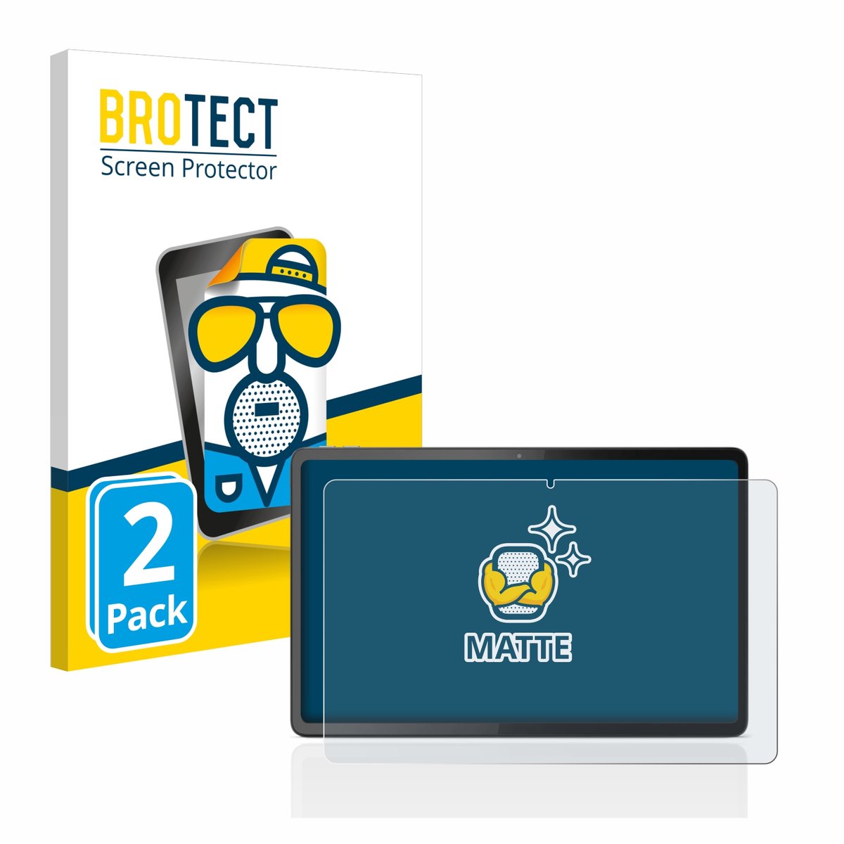 BROTECT - Screenprotector voor Lenovo Tab P11 Gen 2 - Folie Beschermfolie matte 2 Stuks