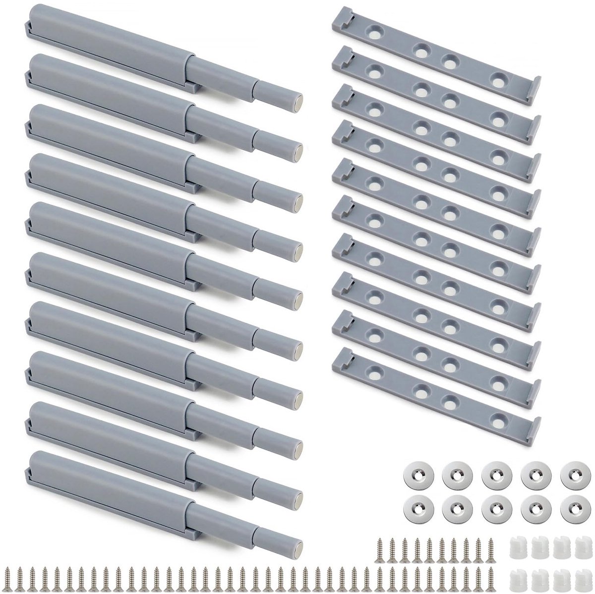 Push-to-Open Deuropeners - Soft Close Deurdempers - Voor Keukenkastmeubels