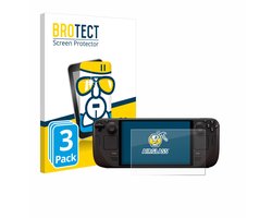Screenprotector 3 Stuks voor Valve Steam Deck OLED Beschermglas transparant