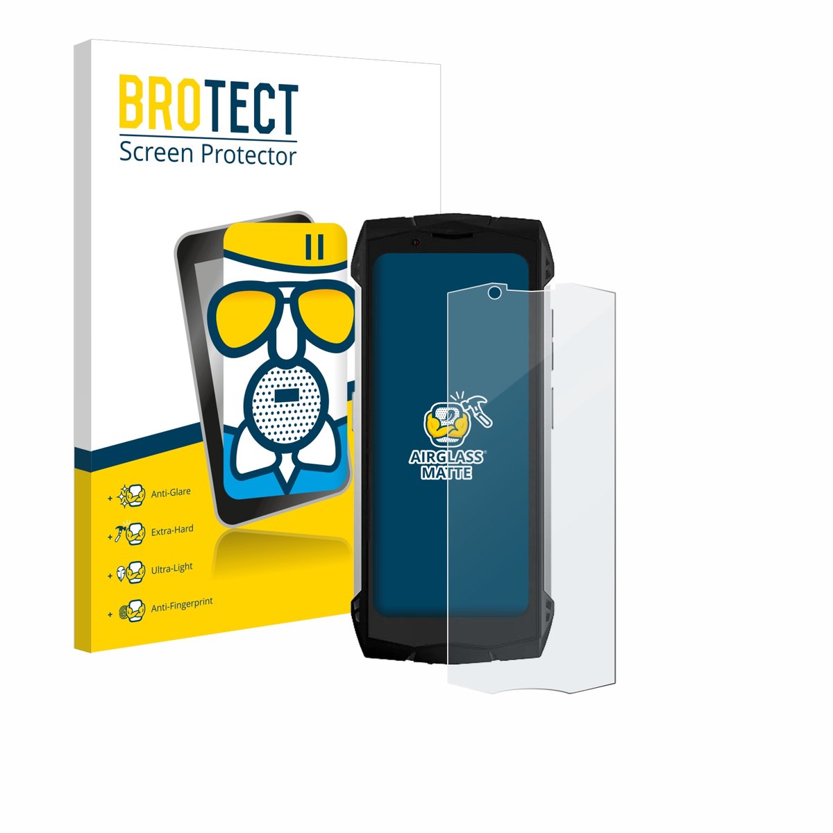 BROTECT - Screenprotector voor Doogee S Mini - Folie Beschermfolie Beschermglas matte