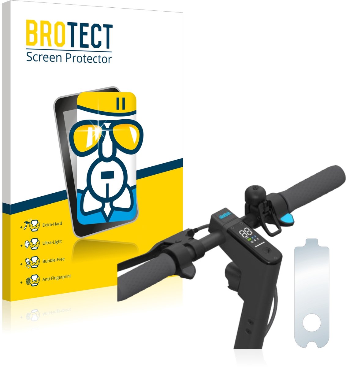 Screenprotector voor Segway Ninebot KickScooter MAX G30D Beschermglas transparant