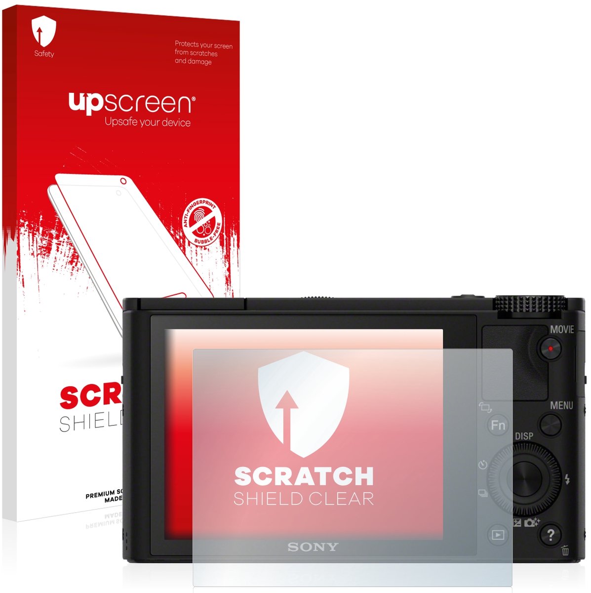 upscreen - Screenprotector voor Sony Cyber-Shot DSC-RX100 - Folie Beschermfolie transparant