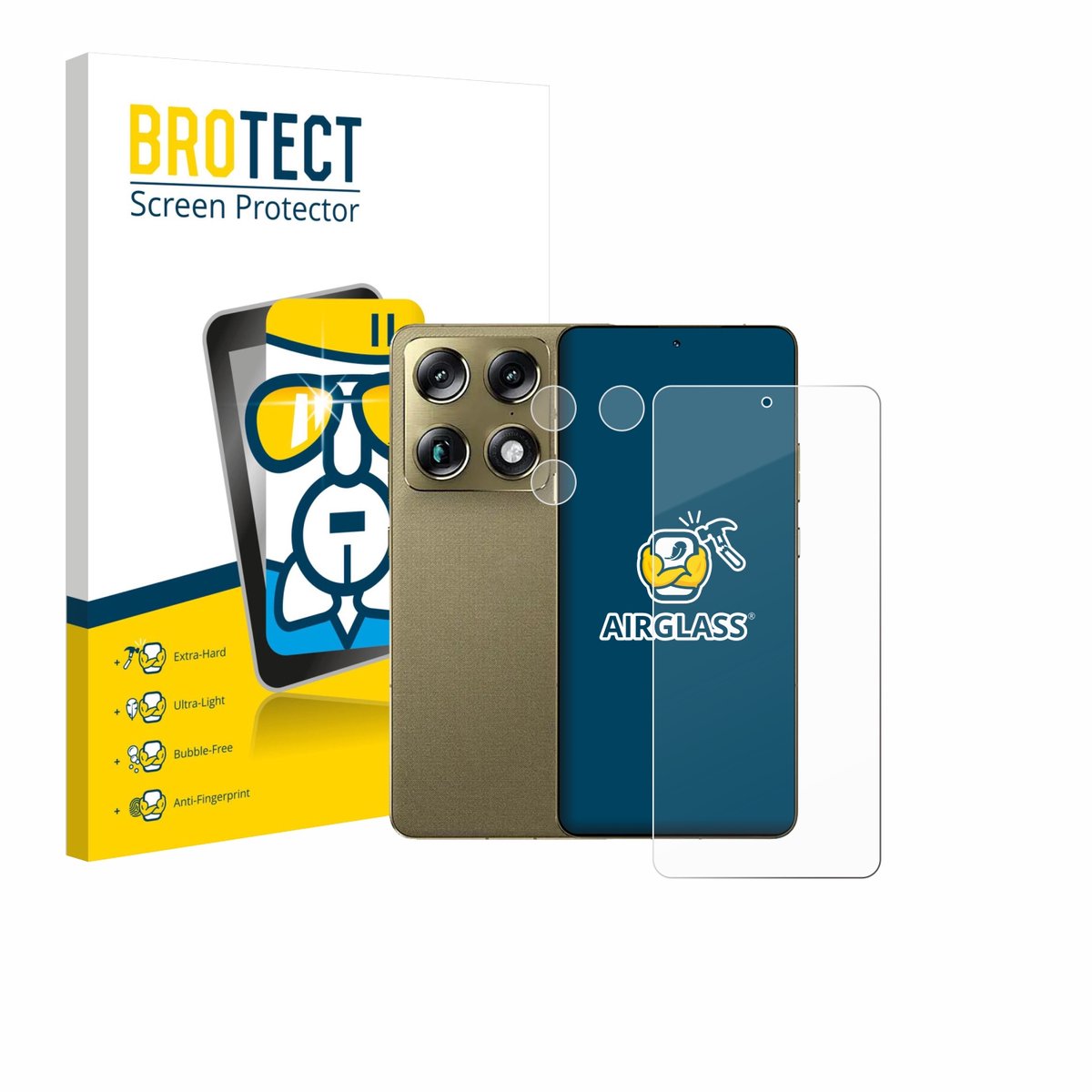 Screenprotector voor Motorola Signature 165 (Voor+Camera) Beschermglas transparant