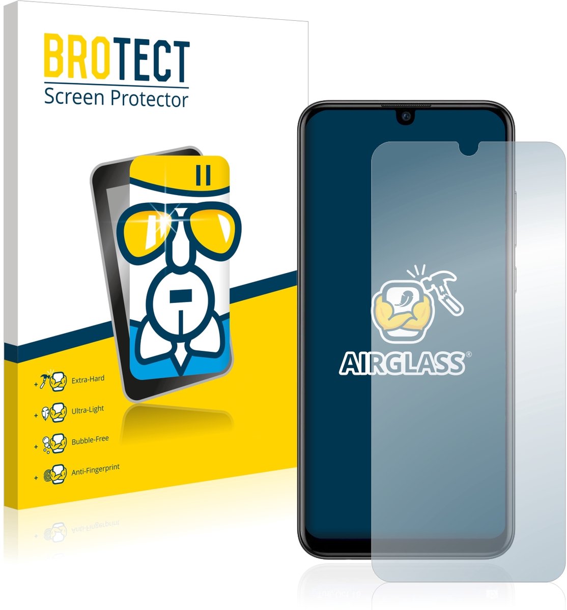 Screenprotector voor Huawei P smart 2019 / P smart+ 2019 Beschermglas transparant