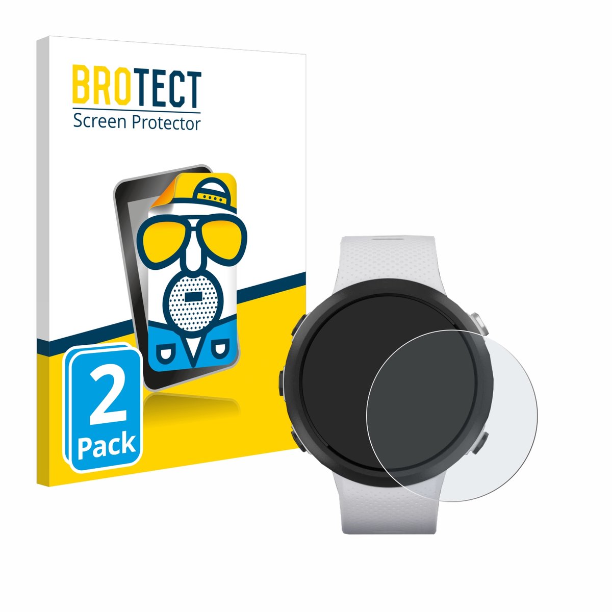 BROTECT - Screenprotector voor Garmin Swim 2 - Folie Beschermfolie matte 2 Stuks