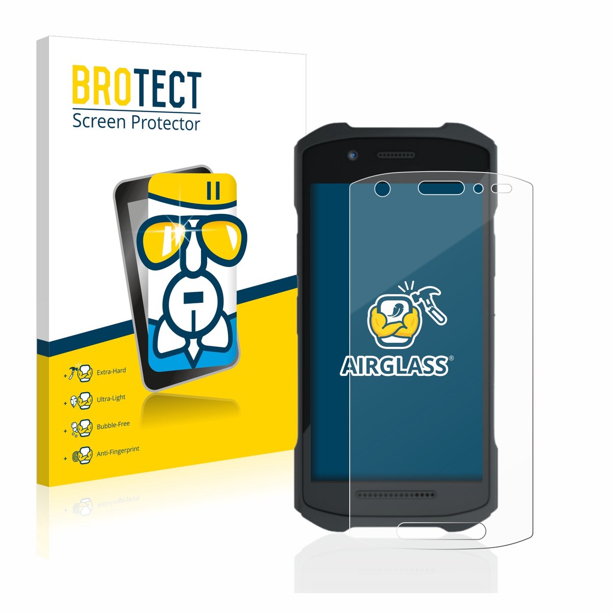 Screenprotector voor Zebra TC21/ TC26 Beschermglas transparant