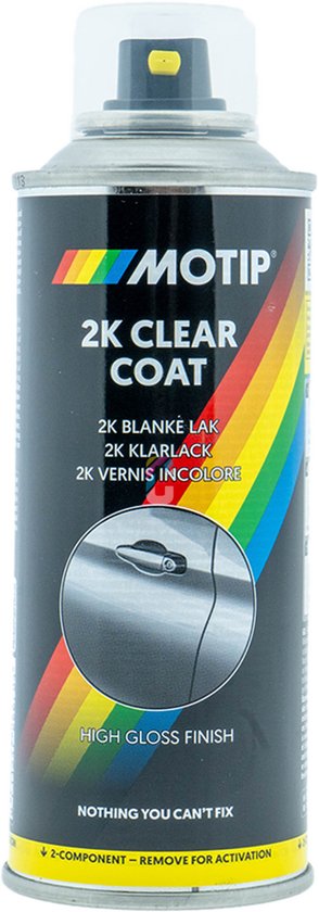 MoTip 2K Clear Laque HAUTE BRILLANCE bombe aérosol 200ml