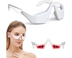 Vellaro oogmassageapparaat - Verminderd wallen - Oogverzorging - Huidverzorging - Lifting masker - EMS - Rood licht - Donkere kringen - Huidverjongingsapparaten - Huidverbetering - Bril - Oogzak verwijderen - Rood Licht Therapie - Infraroodtherapie