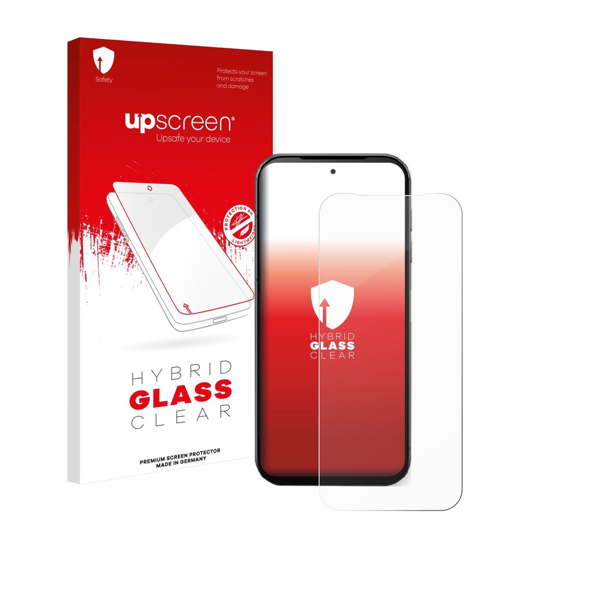 upscreen - Screenprotector voor Fairphone 5 - Folie Beschermfolie Beschermglas transparant
