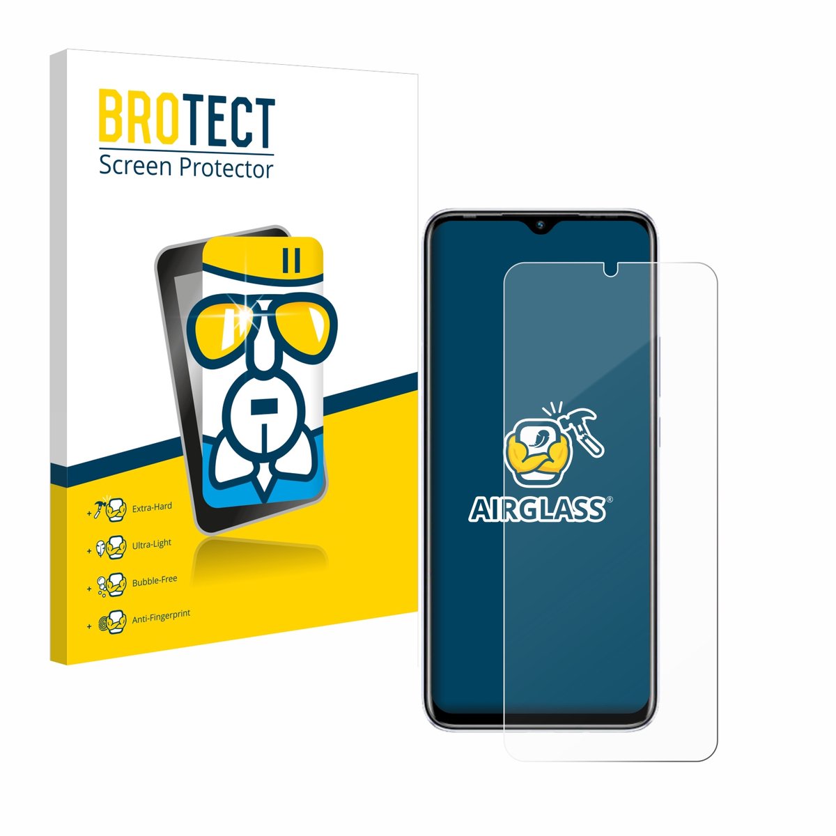 Screenprotector voor Infinix Hot 10 Play Beschermglas transparant