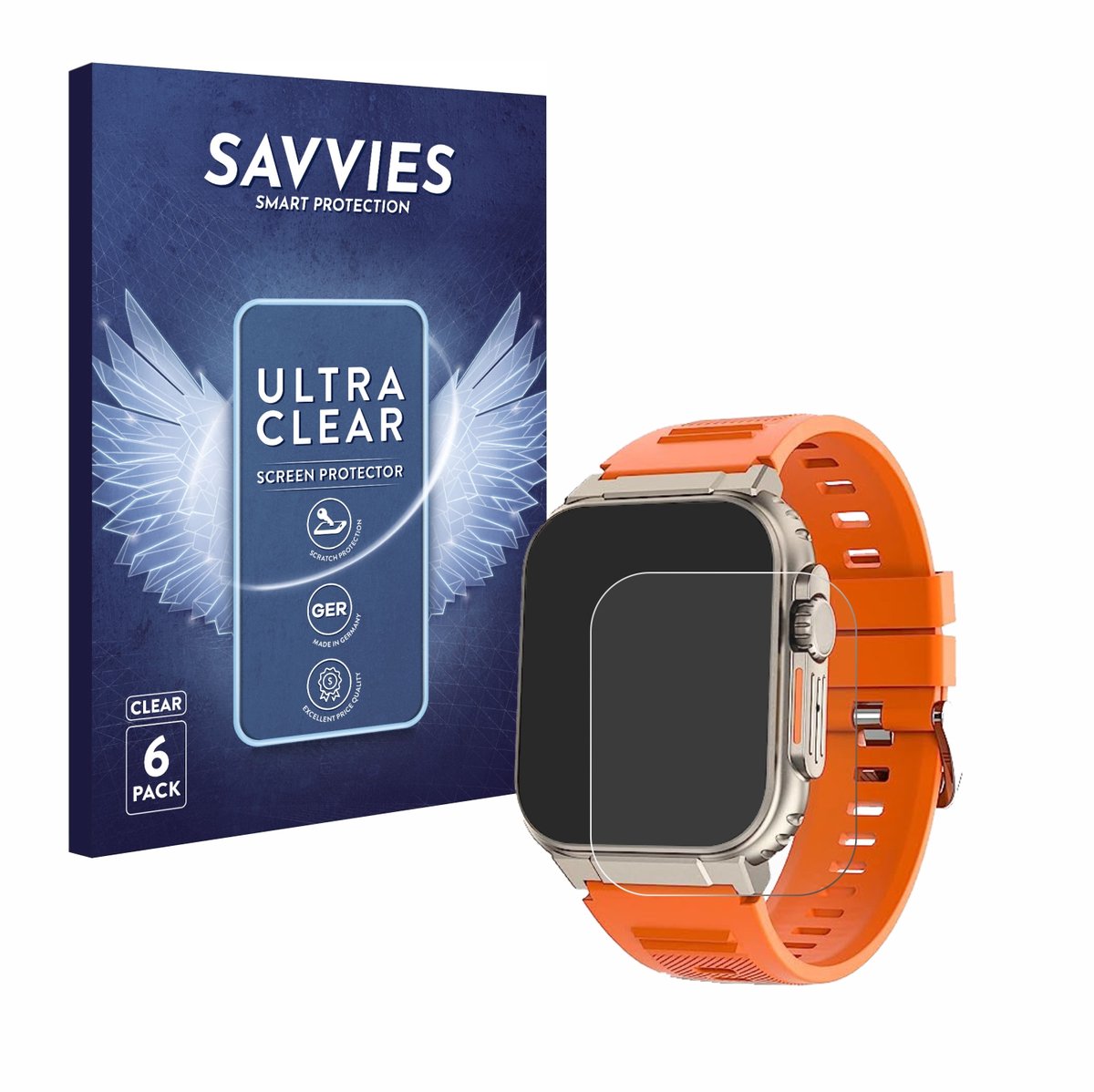 Savvies - Screenprotector voor Uhoofit A70 - Folie Beschermfolie transparant 6 Stuks