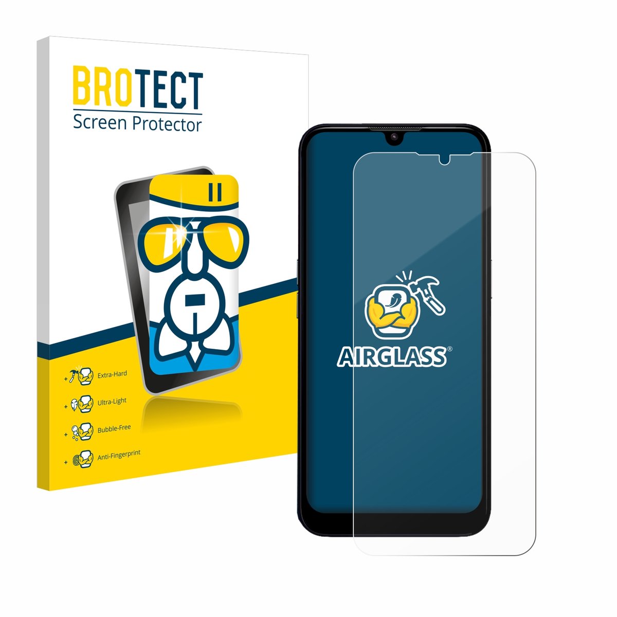Screenprotector voor Doro 8200 Beschermglas transparant