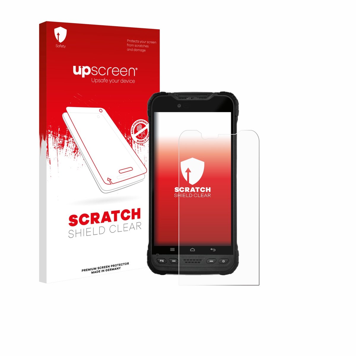 upscreen - Screenprotector voor Zebra Xplore M60 - Folie Beschermfolie transparant