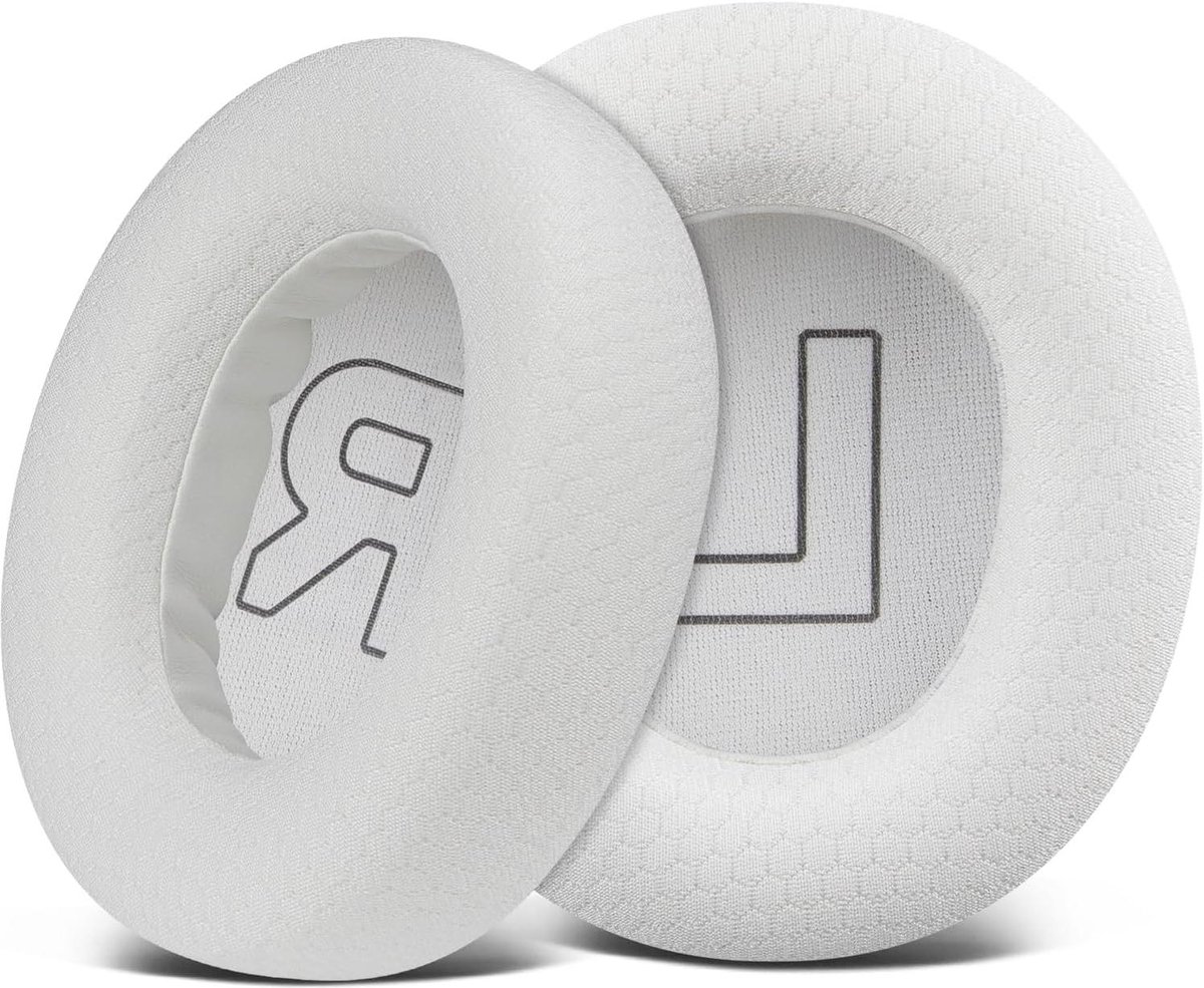 Oorkussens voor bedrade gaming headsets - Wit, geluidsisolerend schuim