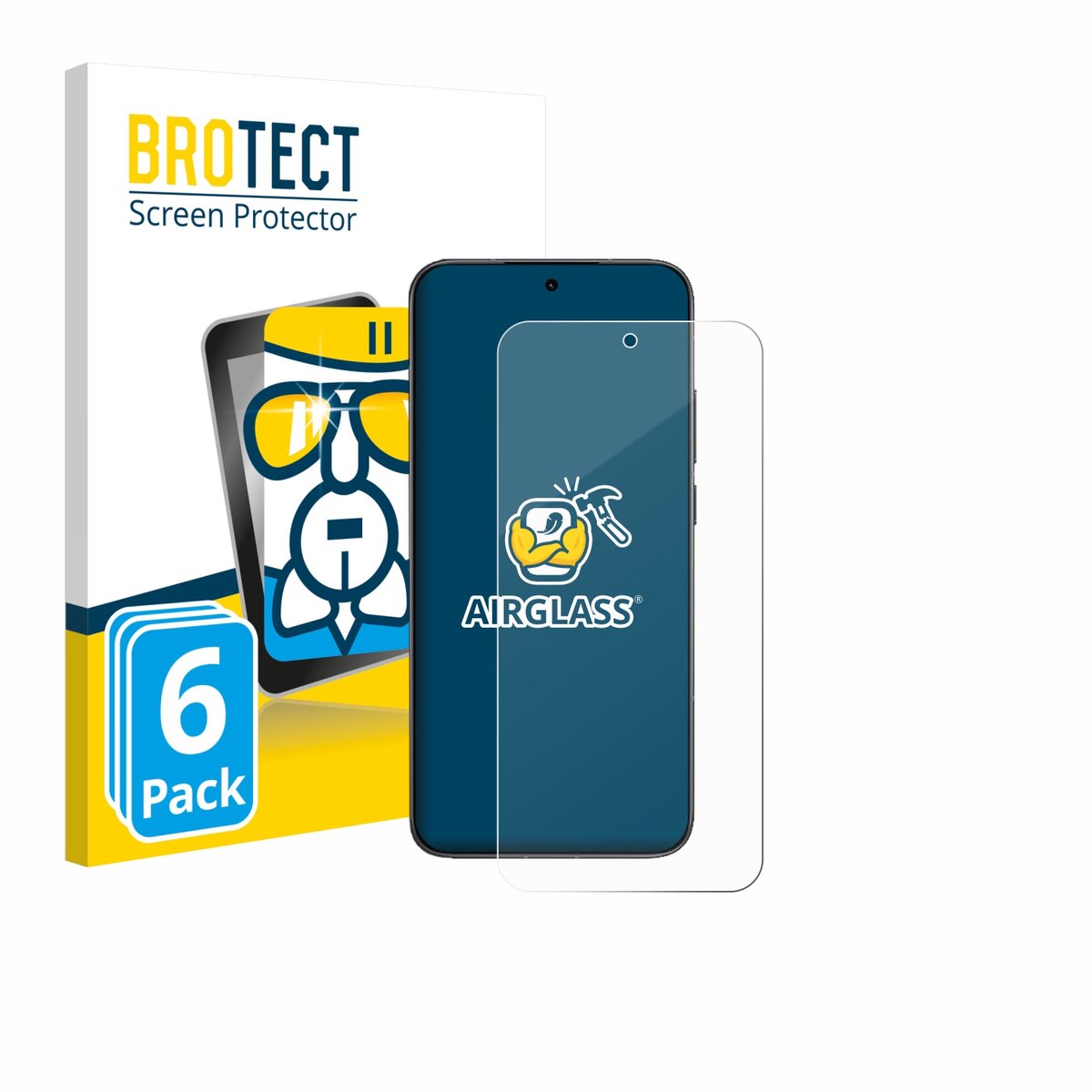 Screenprotector 6 Stuks voor Xiaomi Redmi Turbo 4 Pro Beschermglas transparant