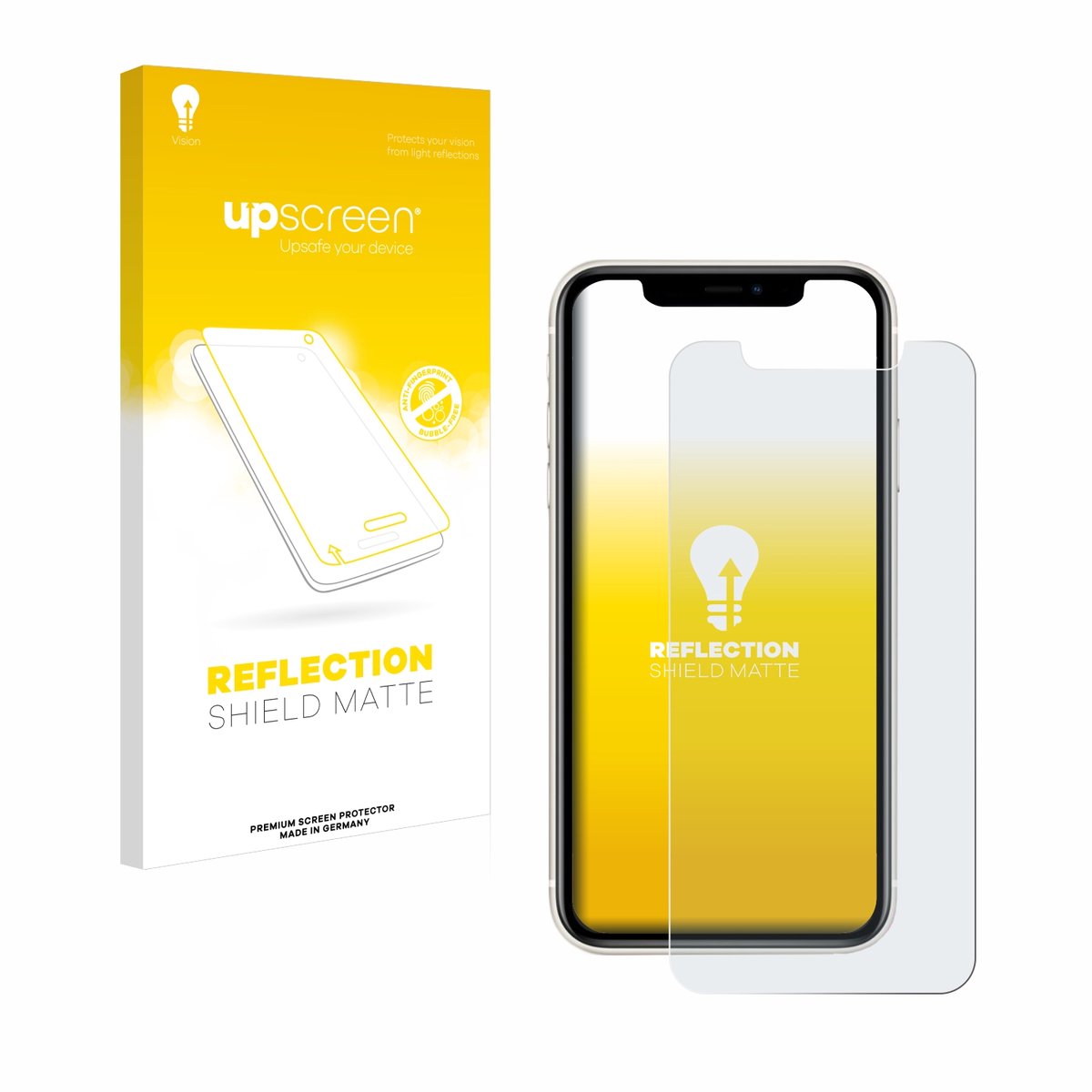 upscreen - Screenprotector voor Apple iPhone 11 - Folie Beschermfolie anti glare matte