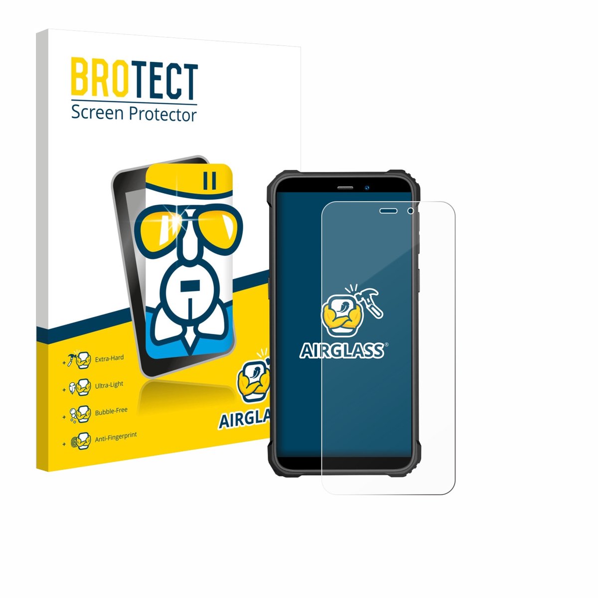 Screenprotector voor Oukitel WP32 Pro Beschermglas transparant