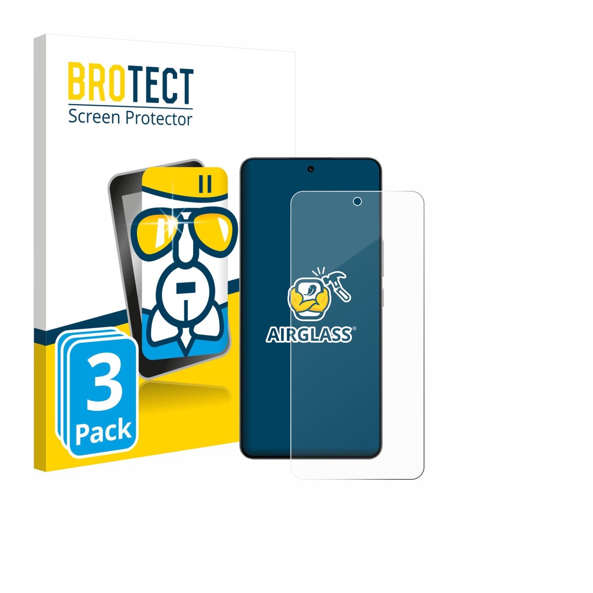 Screenprotector 3 Stuks voor Oppo K13 Turbo Beschermglas transparant