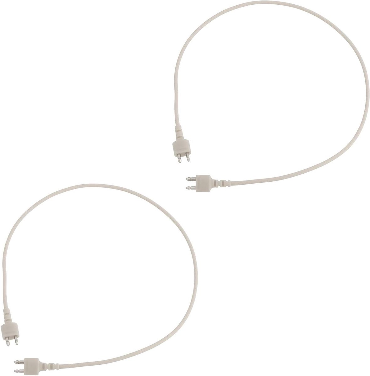 Gehoorapparaat 2-Pin Kabel - Body Aids Eenzijdige Koord Draad - Pocket Hoortoestellen - Geschikt voor 2 stuks - Allecto - gehoorapparaten - kabels.