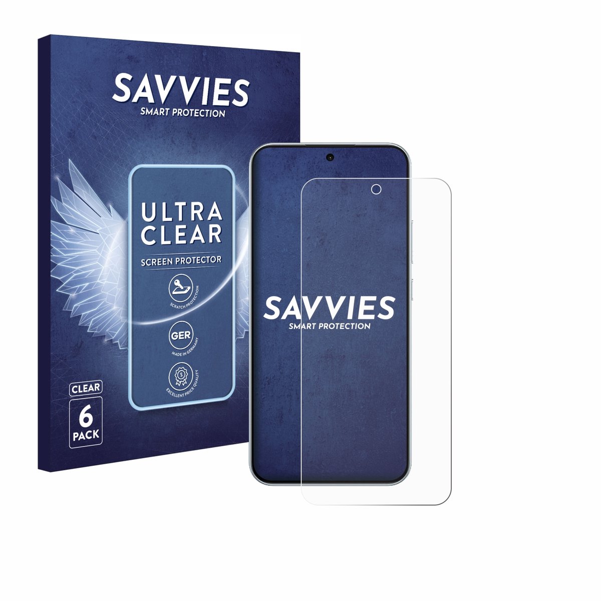 Savvies - Screenprotector voor Oppo A6 Pro - Folie Beschermfolie transparant 6 Stuks