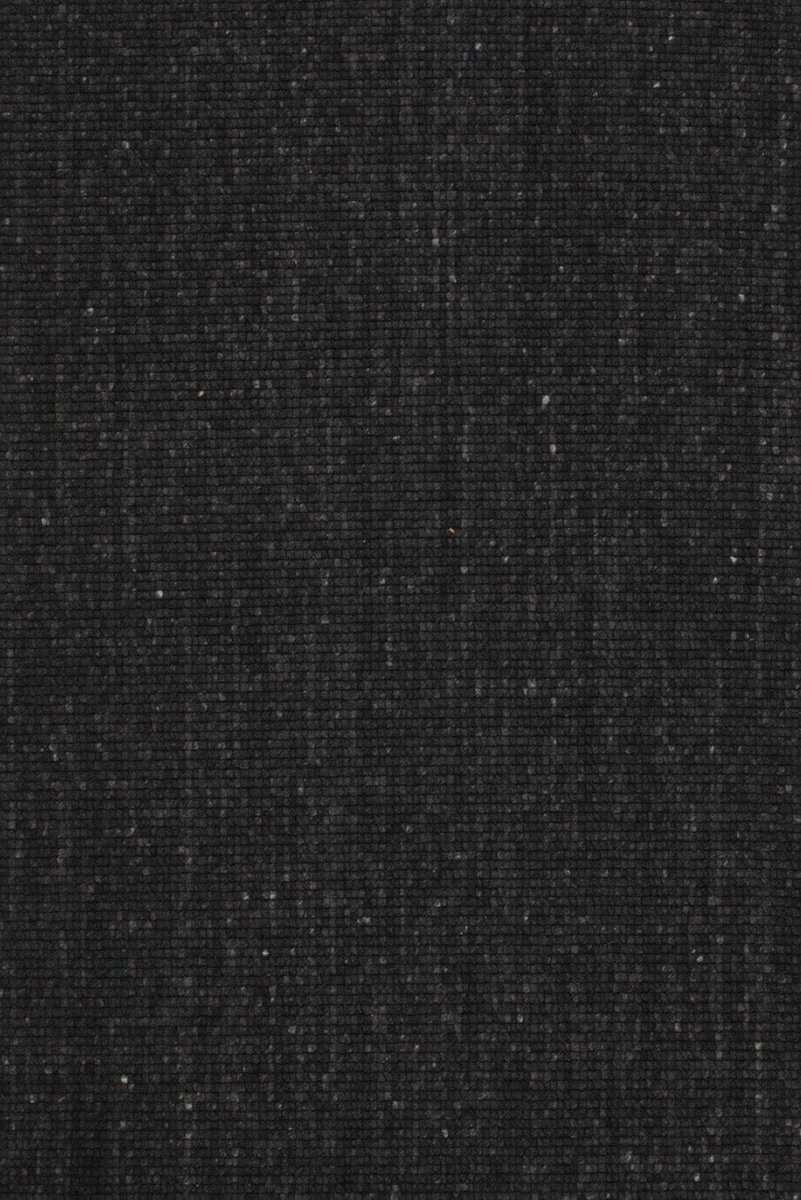 DÉJA Living Vloerkleed 140x200cm - Laagpolig Antraciet Wol - Bela